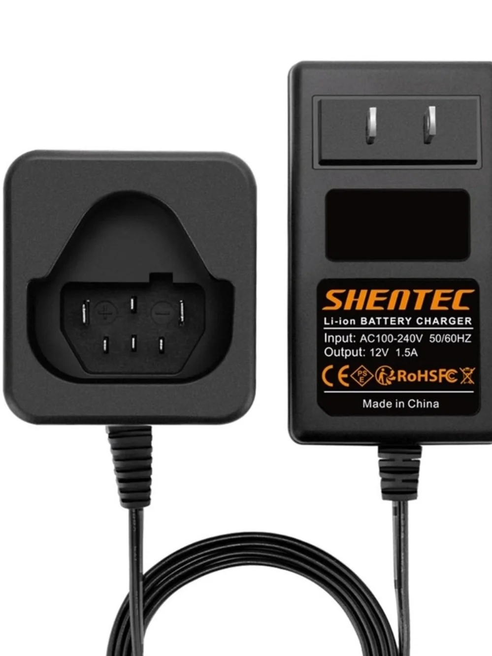 Shentec 12V Li-ion Battery Charger Compatible with Ridgid 12V AC82059